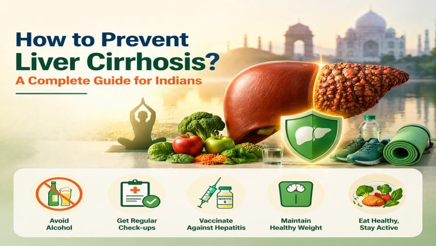 Dr. Bhushan Chittawadagi explaining how to prevent liver cirrhosis with healthy lifestyle and early medical care in India